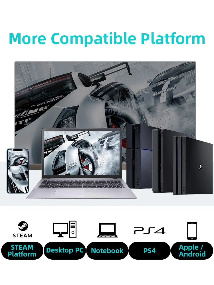 DATA FROG Wireless Game Controller for PS4