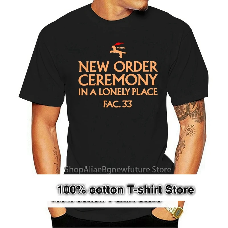 

Authentic New Order Ceremony in a Lonely Place Fac. 33 Album Cover T-shirt top