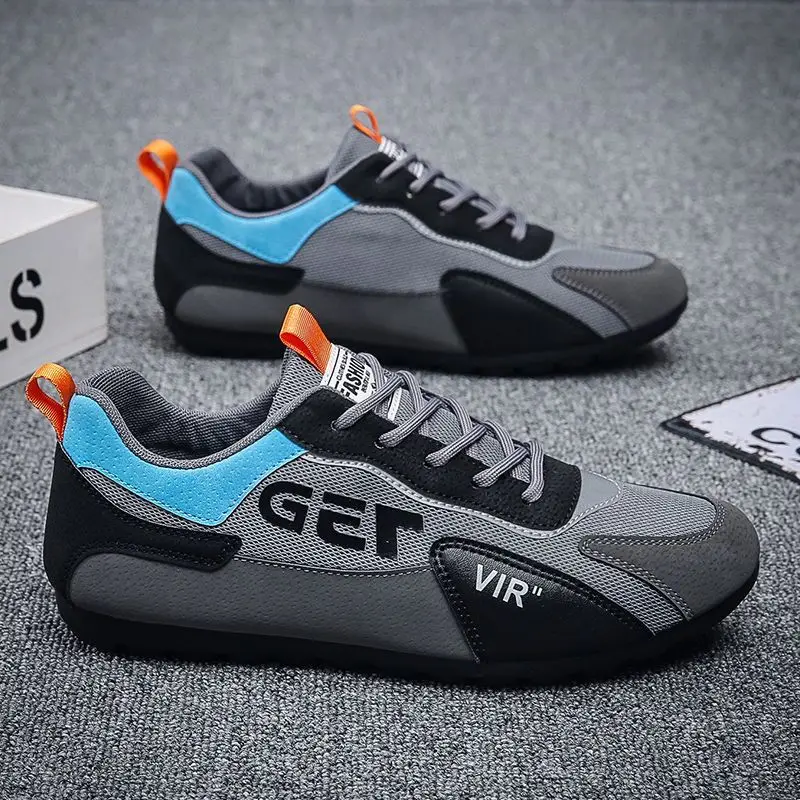 

Mesh Casual Sneakers for Men Fashion Comfortable Platform Men's Vulcanized Shoes 2024 Breathable Non-slip PU Male Running Shoes