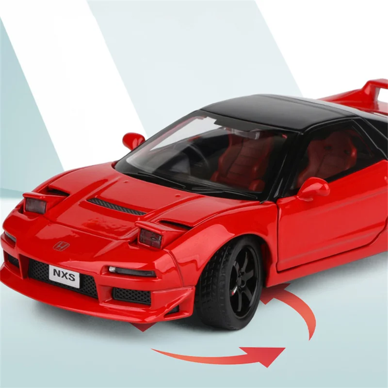 1:32 HONDA Acura NSX NA1 Alloy Sports Car Model Diecasts & Toy Vehicles Metal Racing Car Model Simulation Sound Light Kids Gifts 5