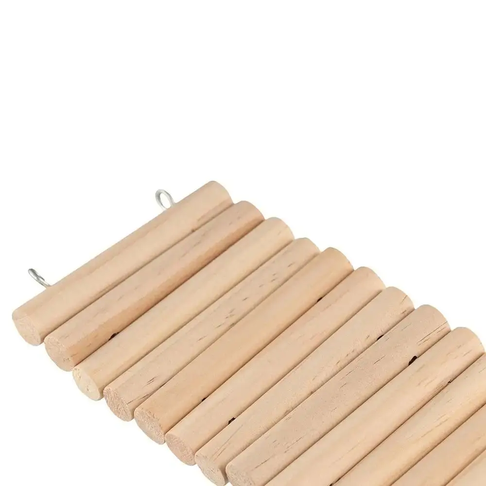 1Pcs Draht Serie Verbindung Hamster Klettern Leiter Einfach Zu Installieren Holz Suspension Brücke Käfig Dekoration Zaun Partition – Detail 21