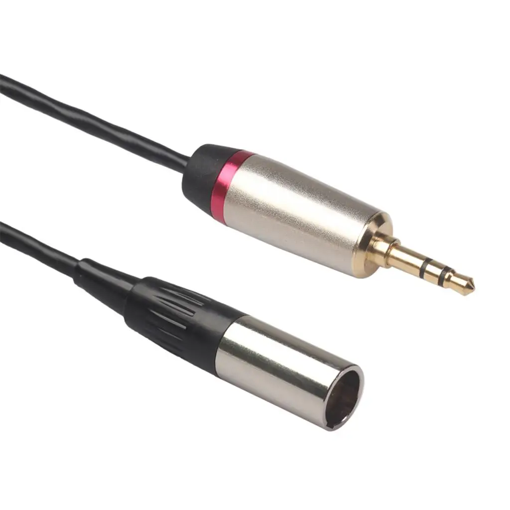 3.5mm To XLR Male Stereo Cable 1/8 Inch Adapter Cord 2M 1M 0.