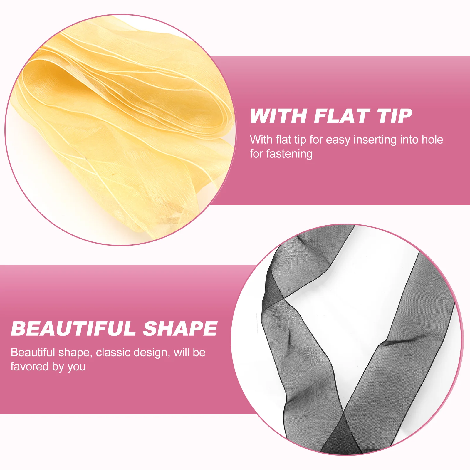 Рисунок 2 - 4 пары декоративных шнурков с лентами