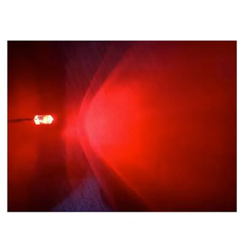 

50PCS 3MM flat white hair white, endless green yellow blue led light-emitting diodes, light bead ultra bright astigmatism feet