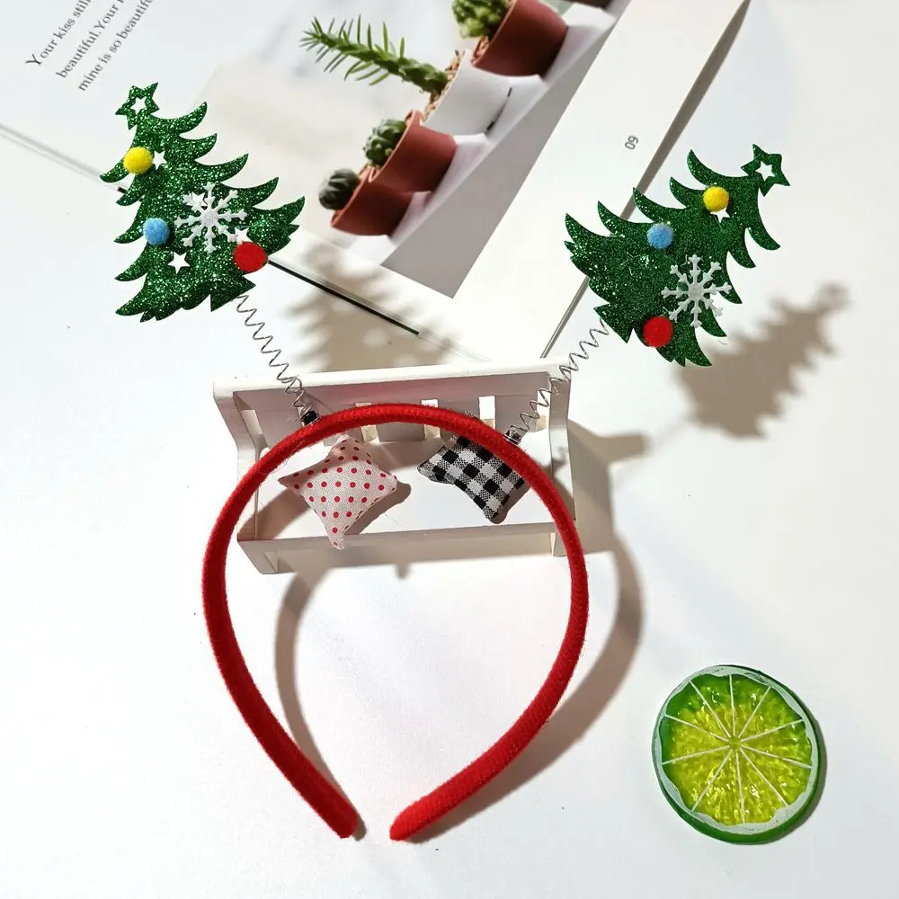 Christmas Headband Kids Gifts Adult Hair Accessories Santa Claus Elk Xmas Christmas Decor Photo Props New Year Gifts 1/5/10pcs