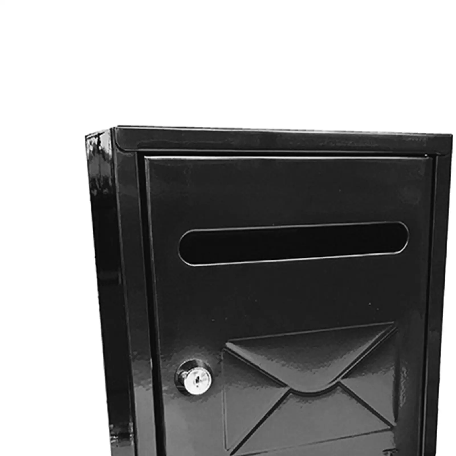 Locking Wall Mailbox Outdoor Mail Box Weatherproof Multipurpose 21.7x30x7cm for Mailings, Envelopes, Magazines Large Capacity