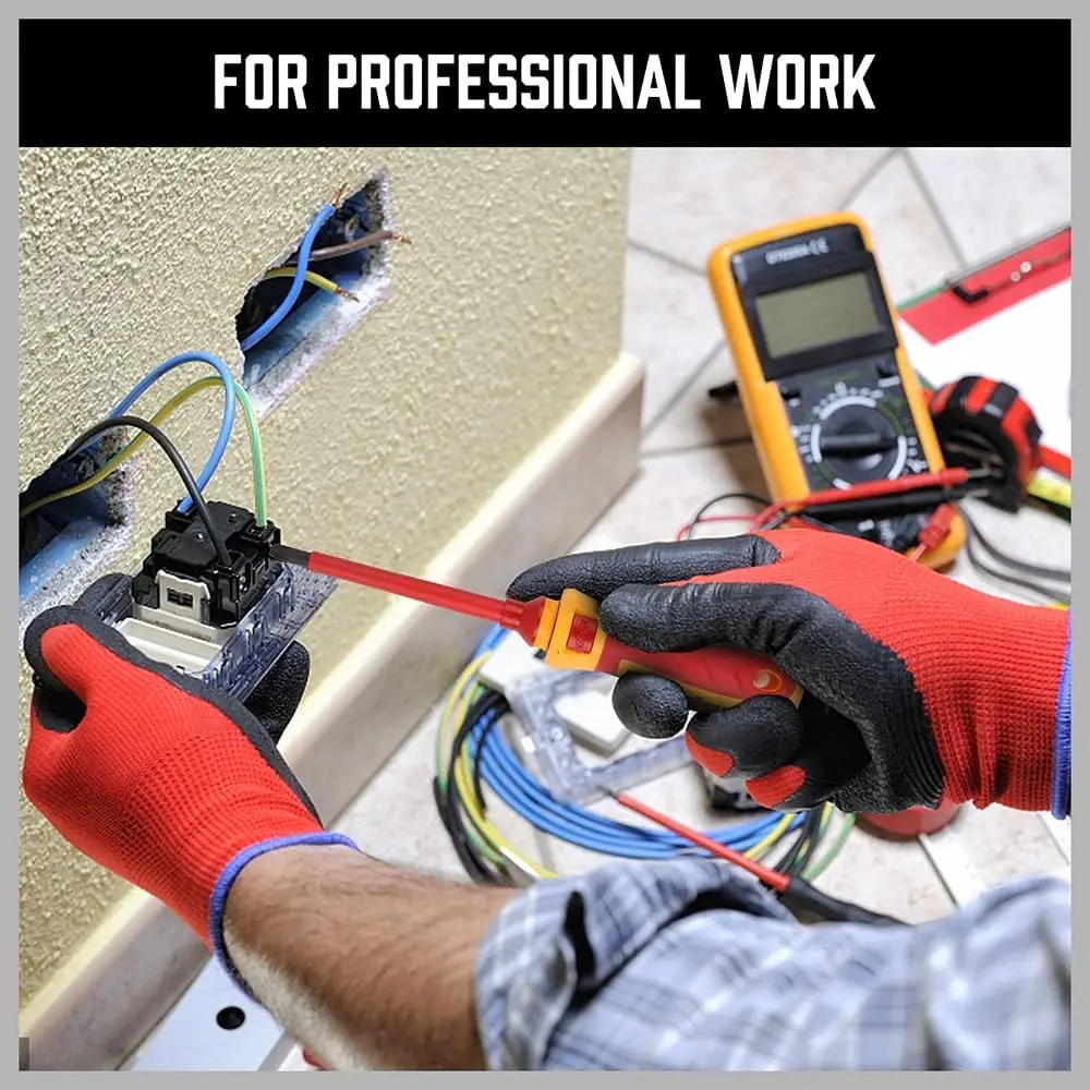 مجموعة مفكات كهربائية معزولة VDE 13 قطعة 1000 فولت...