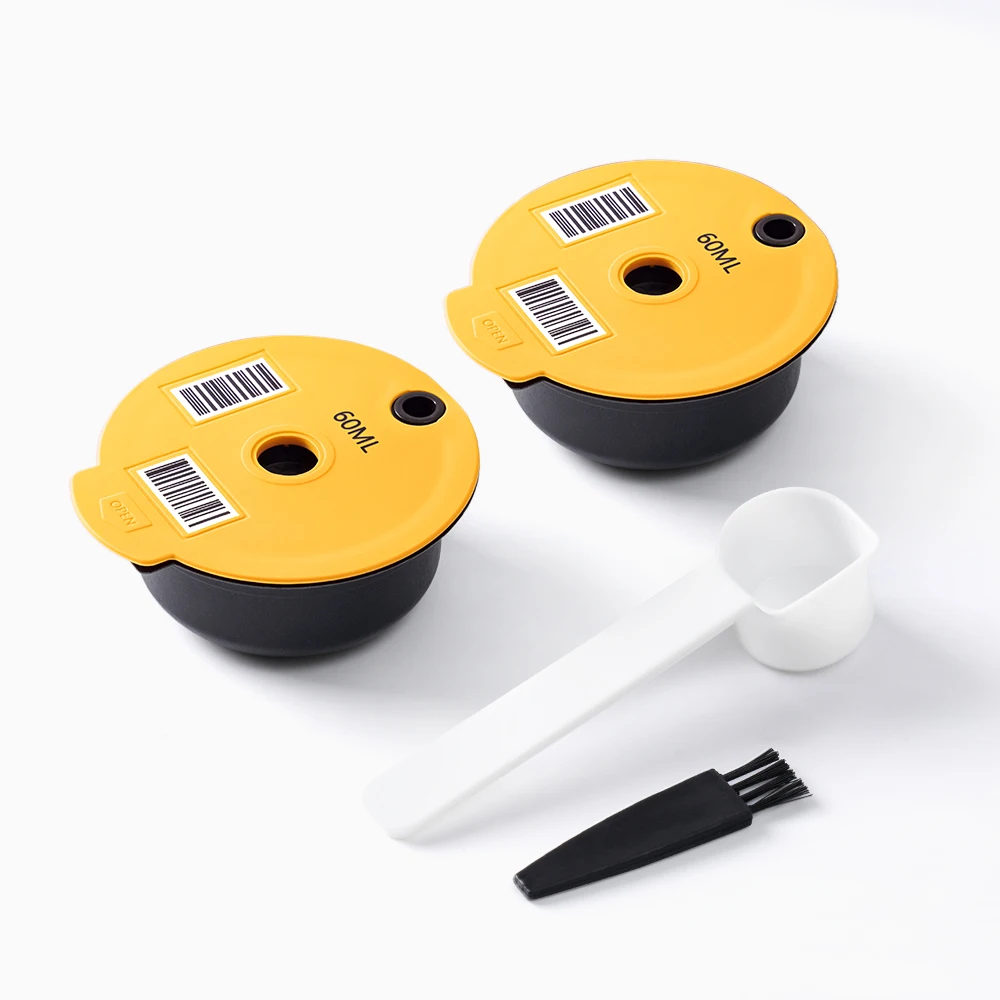 iCafilas 220/200ml for Bosch Tassimo Reusable Coffee Capsule Pods Coffee Capsule Pod Silicone Lid Eco-Friendly