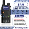 2024 New baofeng 5RM 8W multi-band handheld radio 2500mAh 999CH Type-C direct charging long range two-way radio 1