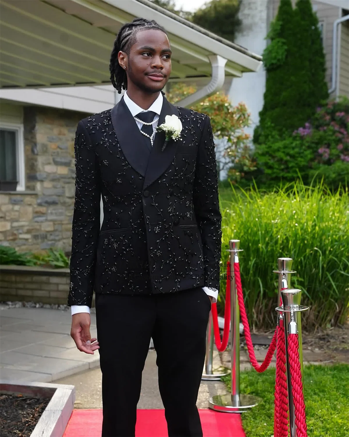 

Ювелирные изделия с металлическим орнаментом смокинг мужские костюмы 2 шт. наборы для жениха свадебный мужской блейзер с двойной грудью мужские костюмы