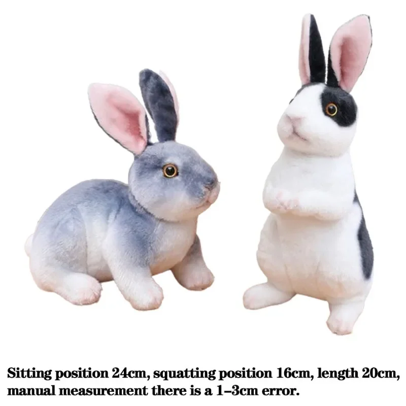 1/2/4PCS Easter Bunny Rabbit Doll Little White Rabbit Doll Plush Toy Cloth Children's Girl Birthday Gift Home Decoration