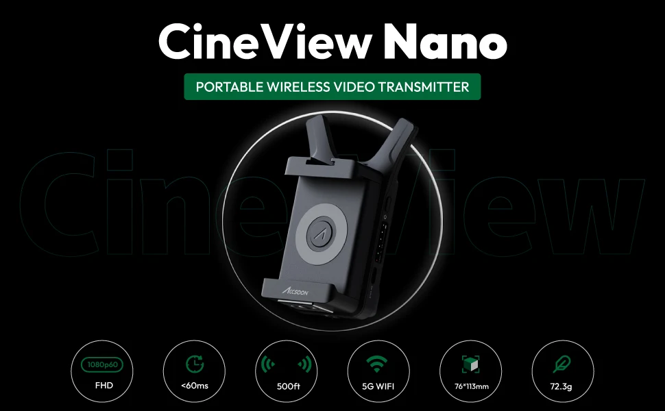 Беспроводной видеопередатчик Accsoon CineView Nano 5G HDMI
