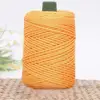 3mm Crochet Yarn Ice Rope Thread for Hand Knitting Bag Hat Shoes Woven DIY Hook Cushion Knitting Material Sewing Accessories 3