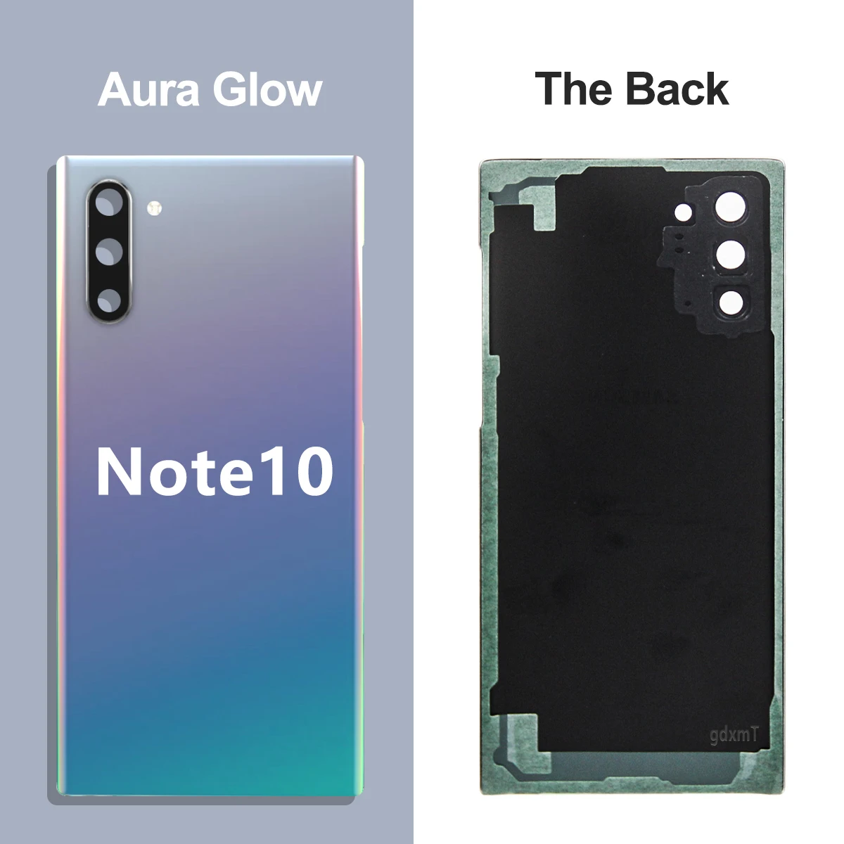 Für Samsung Note 10 Plus N970F N975F Akku-Rückabdeckung Rückglas Gehäuse Klebstoff Kameralinse Ersatz für Note 10 – Detail 14
