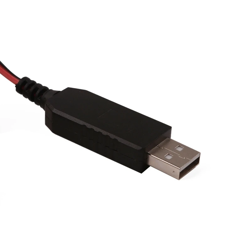 USB 5V 2A 3V1A 더미 배터리 전원 케이블 배터리 제거기 라인 장난감 원격 P9JD 용 2x1.5V LR6 AA 배터리 교체