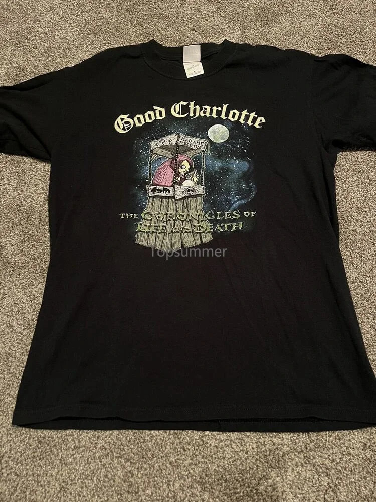 

Vintage 2004 Good Charlotte Chronicles Of Life And Death Tour Shirt