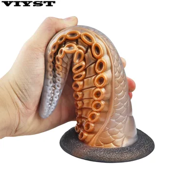 Huge Silicone Octopus Sex Toy Butt Animal Plug Tentacle Masturbater Dildo for Women Men Anal Orgasm Beads Adult Toys Sexy Toys 5