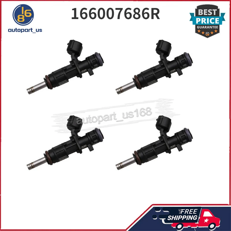 

For Renault 4PCS Fuel Injectors 166007686R 16600-7686R