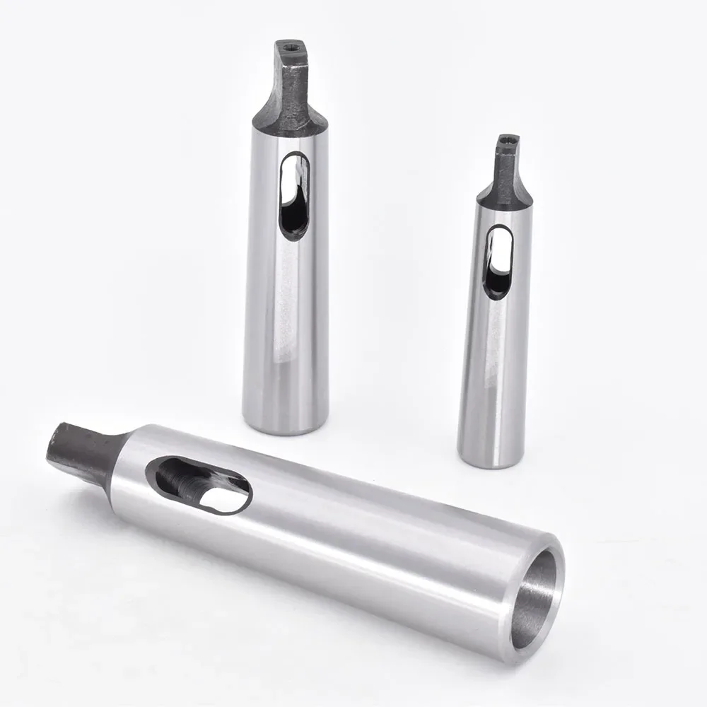 Reducing Sleeve MT1 to MT2 to MT3 MT4 MT5 Flat Tail Morse Drill Sleeve Tapered Shank Drill Milling Lathe Transfer Chuck
