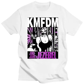 Kmfdm Juke Joint Jezebel Kraut Industrial Pigface Mdmfk 플러스 사이즈 남성용 블랙 티셔츠, 2024 신상 브랜드 의류