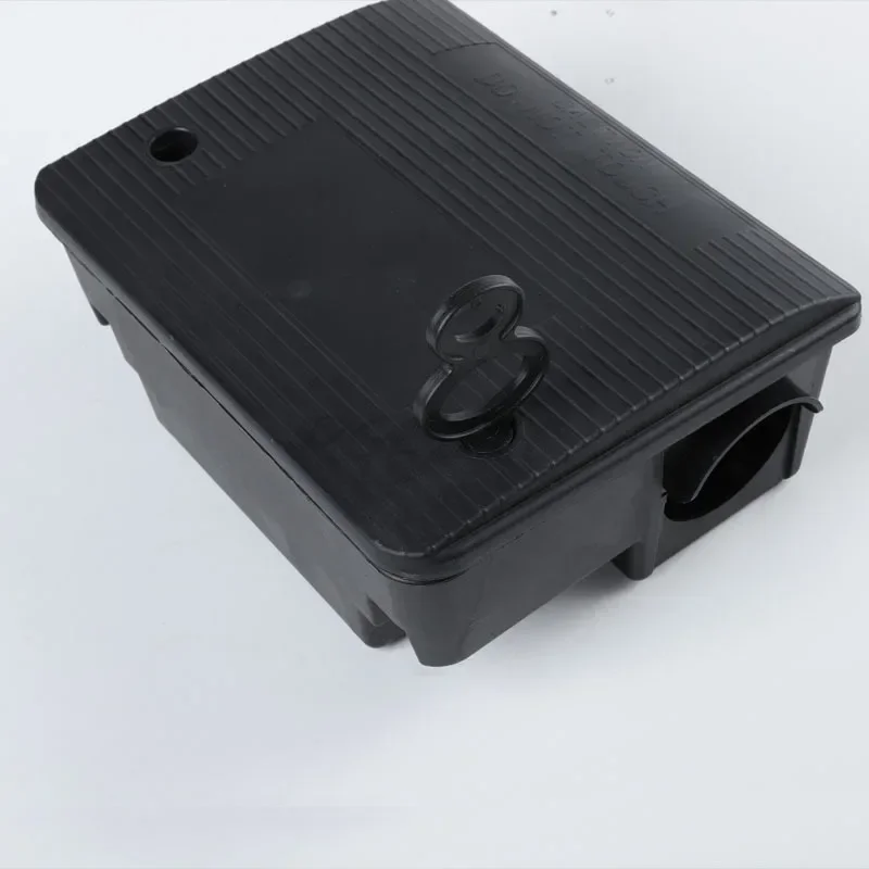 Outdoor Household Portable Plastic Rat Catching and Bait Feeding Box with Lock High Sensitivity Mouse Trap
