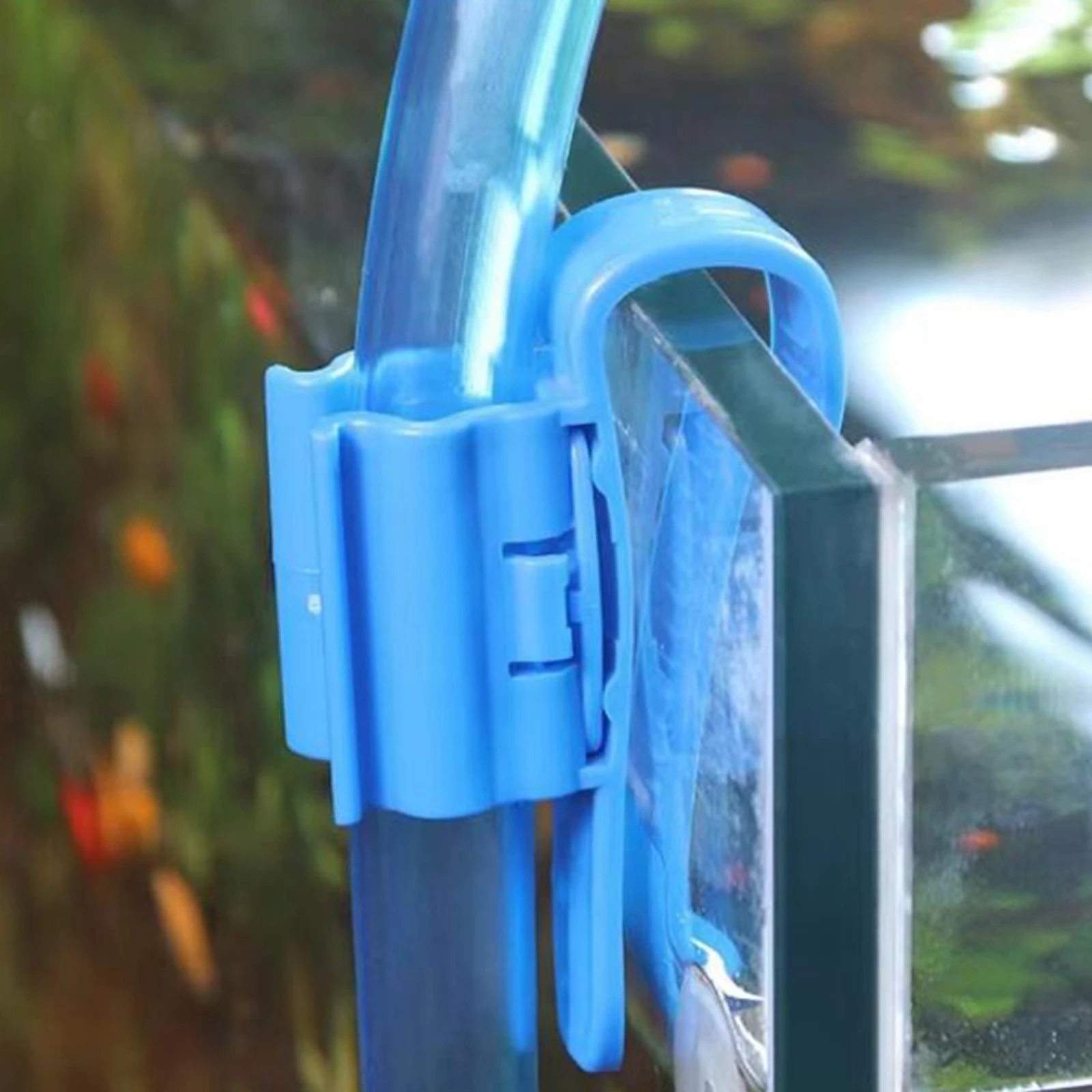 10Pcs Aquarium Water Hose Holder for Water Pipe Diameter 8-16mm/0.3-0.6in Multifunction Clip Fish Tank Change Fixing Rack