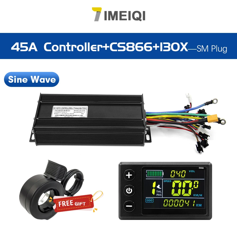 36V 48V Sm Connector Jn Gd01 Lcd Display 5 Pin E-Bike Display