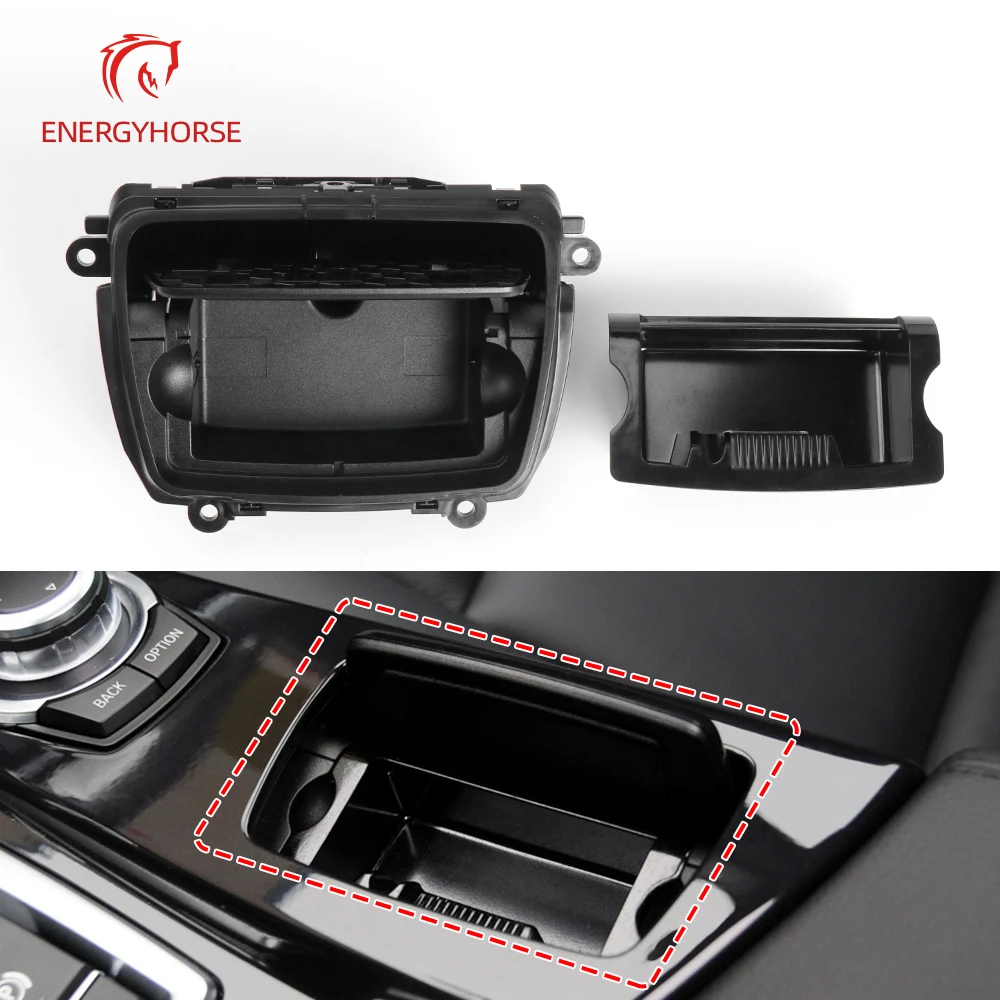 Car Center Console Ashtray Box Ash Case Cover for BMW 5 Series F10 F11 F18 520 523 525 528 530 2010- 51169206347