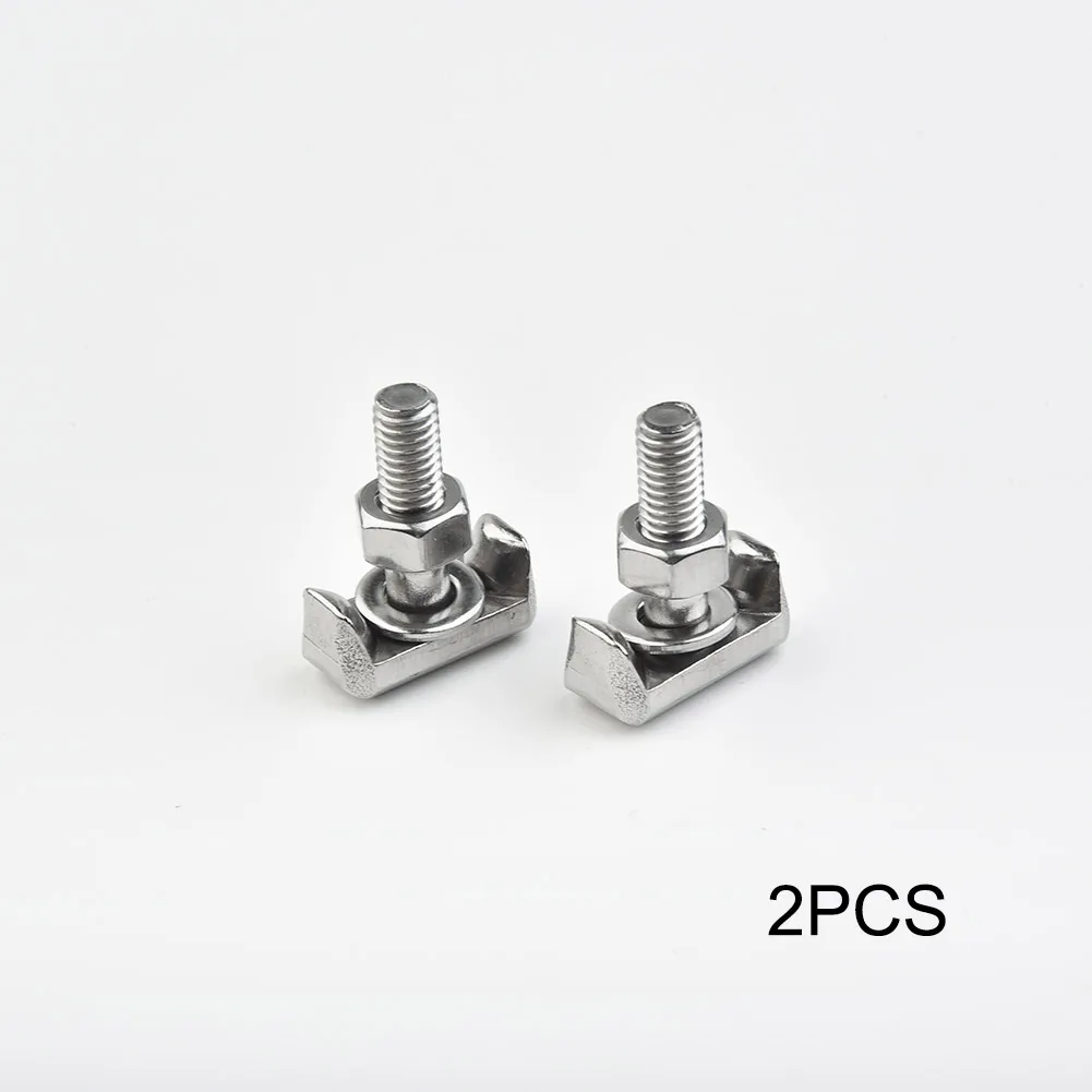 2pcs Car Battery Terminal T-bolts Battery Cable Terminal Stainless Steel Connectors For Chevrolet 2014-2007 For GMC 2014-2007