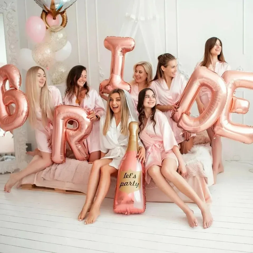 32 Inch Silver Letter Balloons - Foil Mylar Alphabet Number Party Decorations