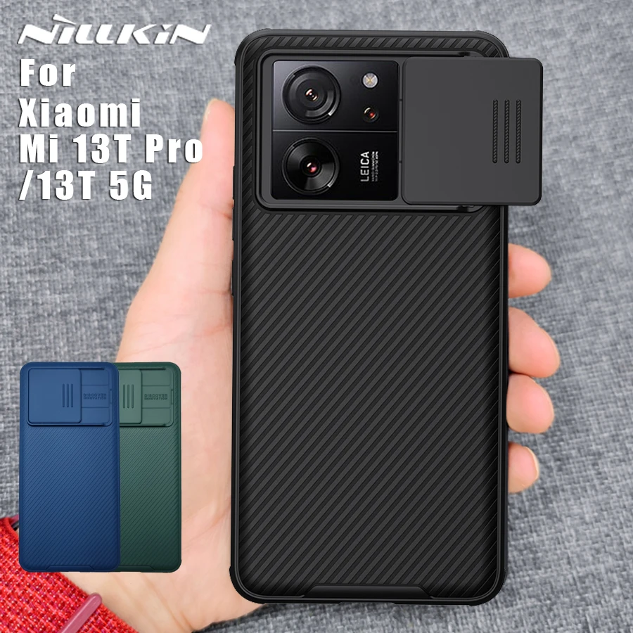 

Nillkin for Xiaomi Mi 13T Pro / 13T 5G Case Camera Protection Lens camshield Frosted Hard 360 full Back Cover for Mi13T