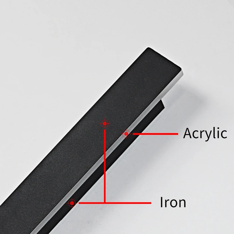 مصباح جداري LED عصري بخط رفيع، بطول 40 سم وقوة 15...