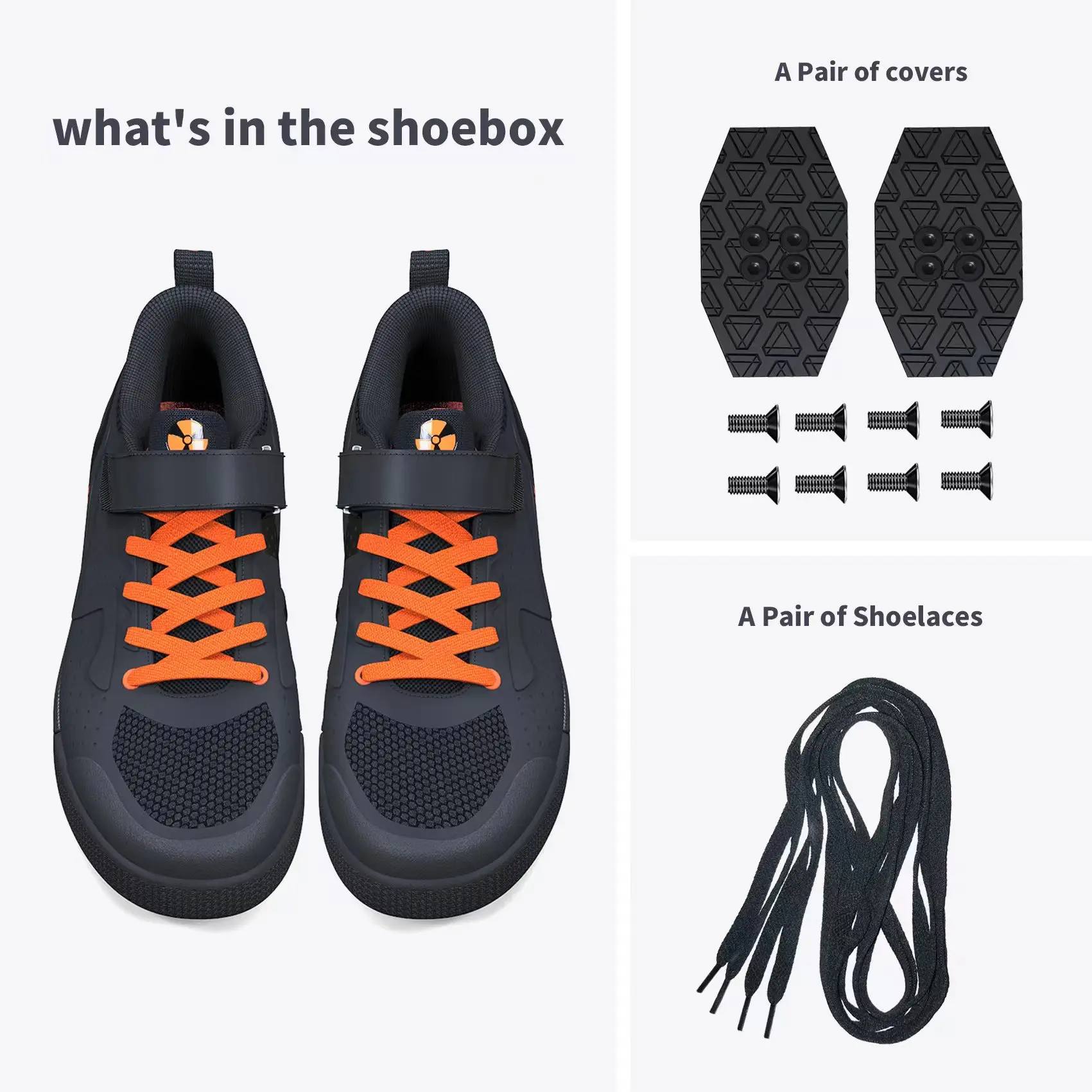 Mens Mountain Bike MTB DH Enduro Biking SPD Cycling Shoes Convertible to Flat Pedal Good Grip Comfort Strong Durable cycling shoes