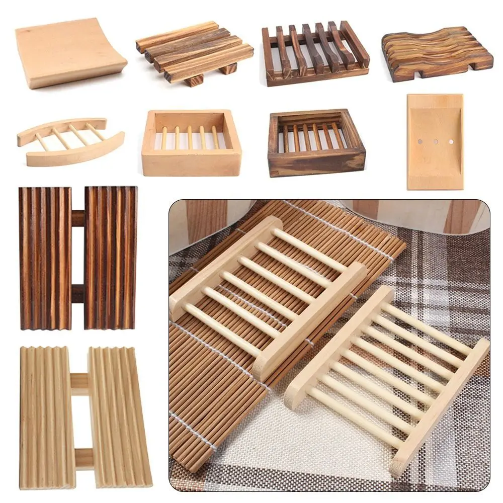 Seifenschale Aus Holz, Tragbar, Kreativ, Seifenbehälter, Aufbewahrungsbox, Badezimmer, Wc-Ständer, Praktisches Badezimmer-Zubehör