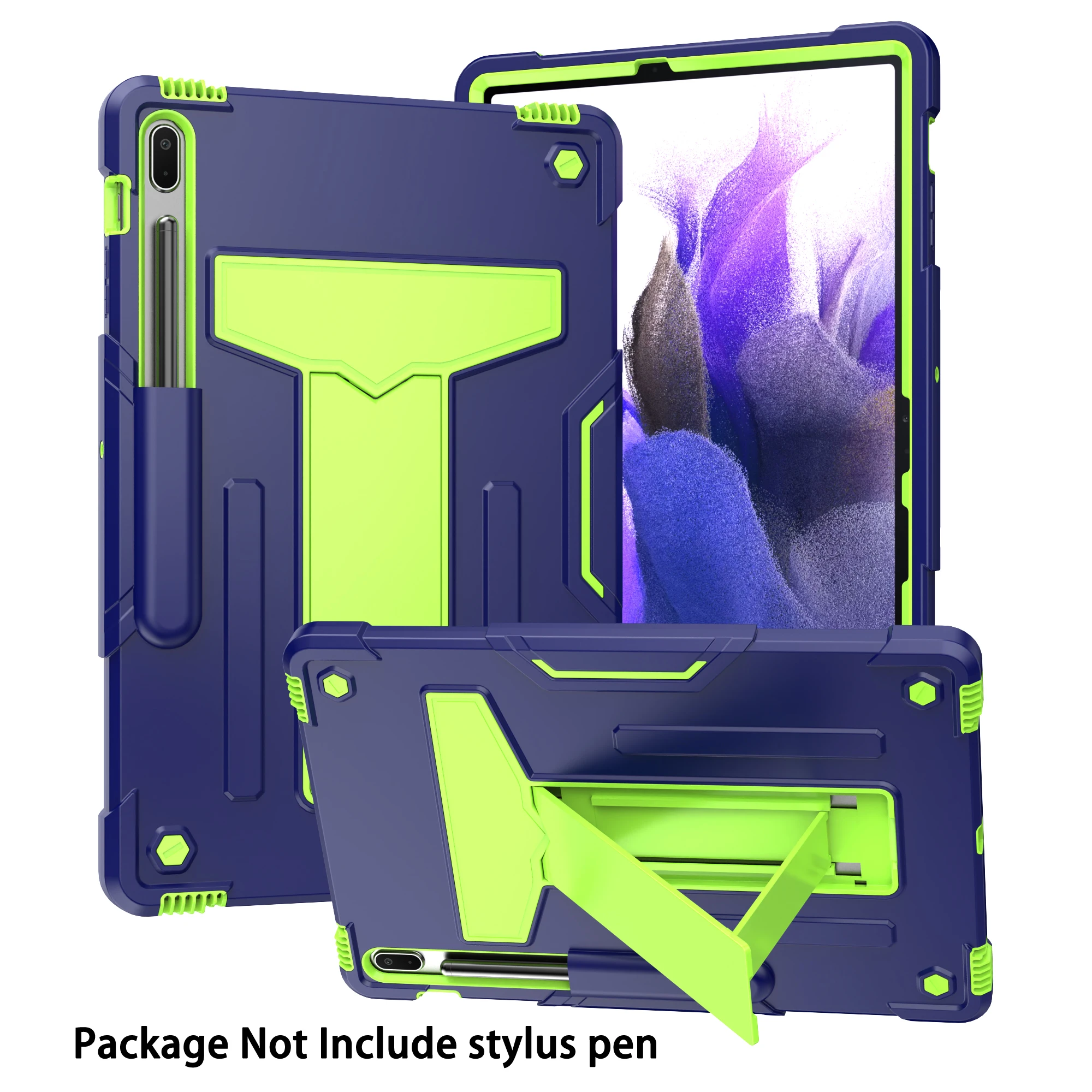 3-in-1 Tablet Case with All-Round Protection and T-Shaped Stand