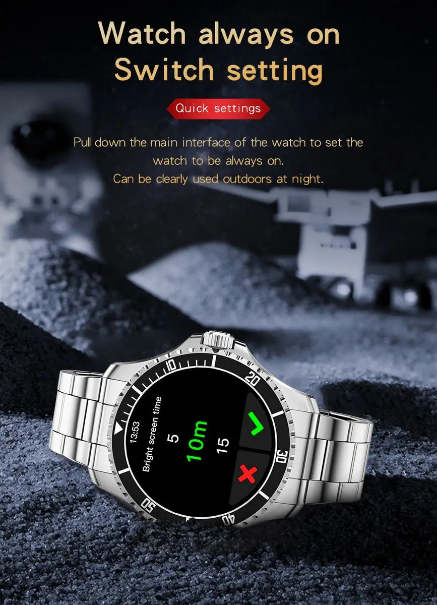 2022 New Smart Green Watch for Men Business Fashion Movement Heart Rate Fitness IP68 Smart Bracelet for Xiaomi Phone Android IOS