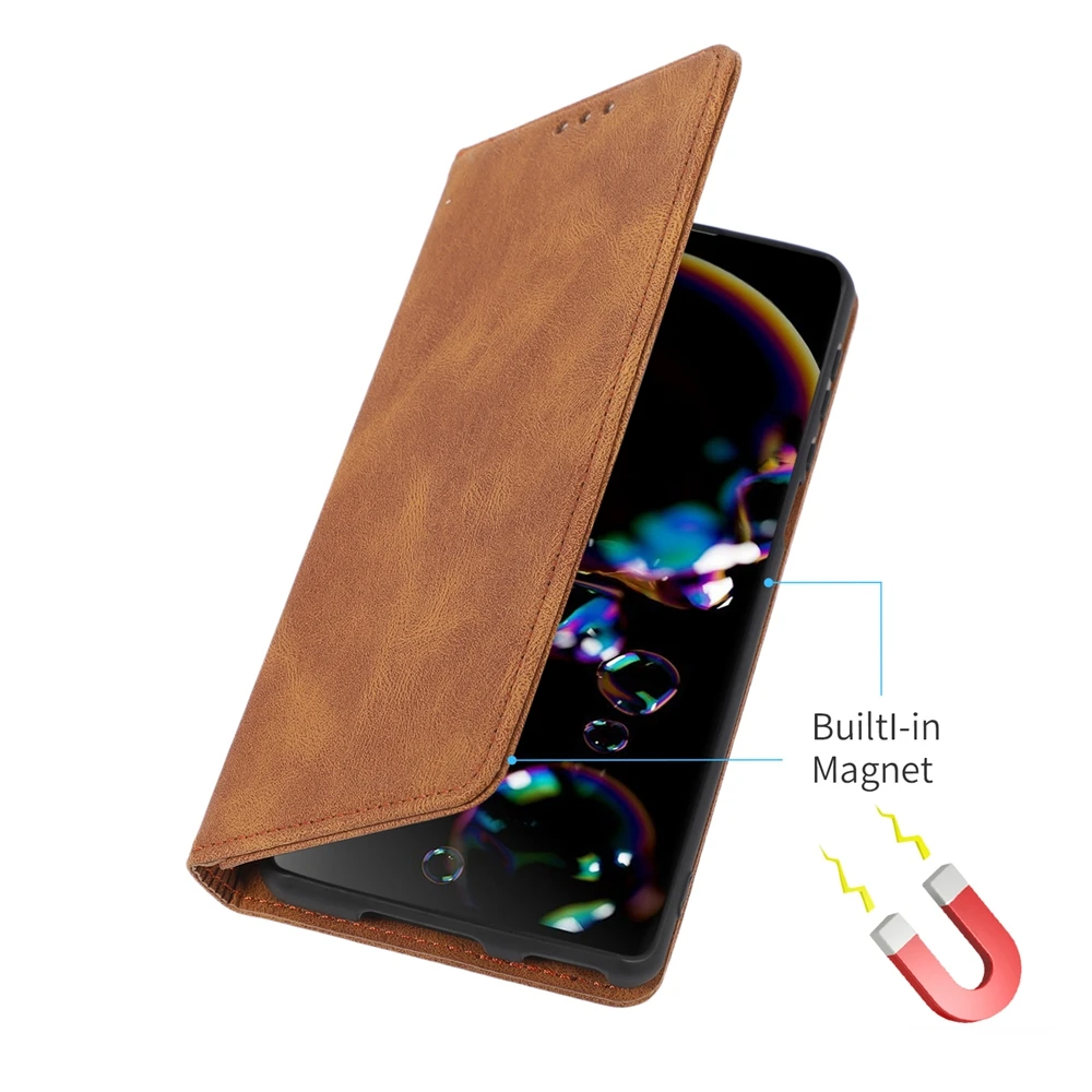 Stylish Flip Wallet Purse Case with Stand and Card Holder
