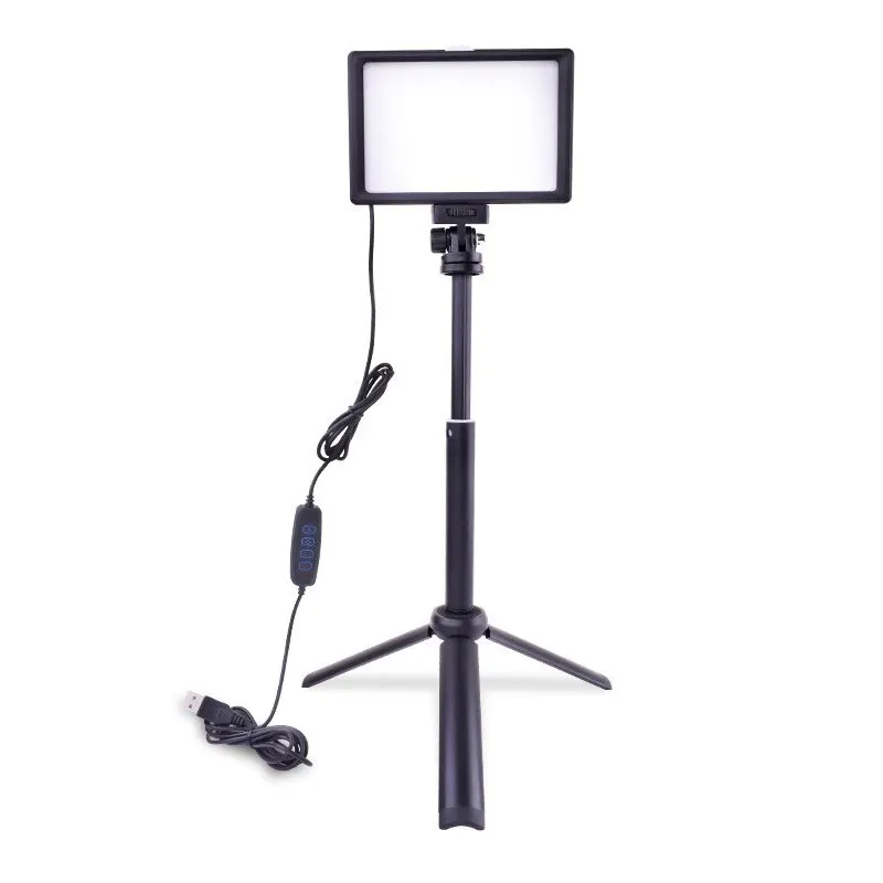 MACTREM RGB LED 채우기 밝은 색 사진 휴대용 컬러 앵커 특수 라이브 룸 브래킷 태블릿 MiNi 비디오 데스크톱