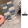Waterproof No Baking Gel Nail Polish Film Long Lasting Full Sticker Gel Nail Stickers Gel Nail Patch Polish Strips DIY Nail Art 3