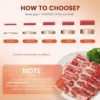 Commercial Meat Cutter Machine, 2.5Mm Blade, Save Time, Easy To Clean, Slices Strips Cubes 3 In 1, 110V Us Plug 3