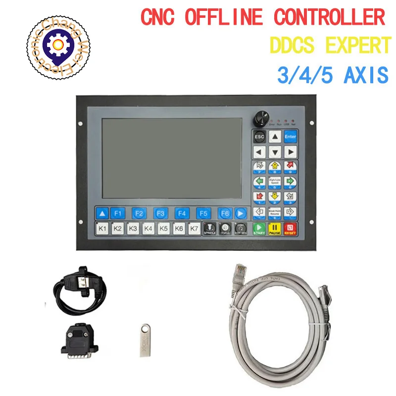 

DDCS-E ,DDCSV3.1 CNC Offline Controller DDCS-EXPERT Support 3/4/5 Axis 1MHz ATC G-Code Wifi