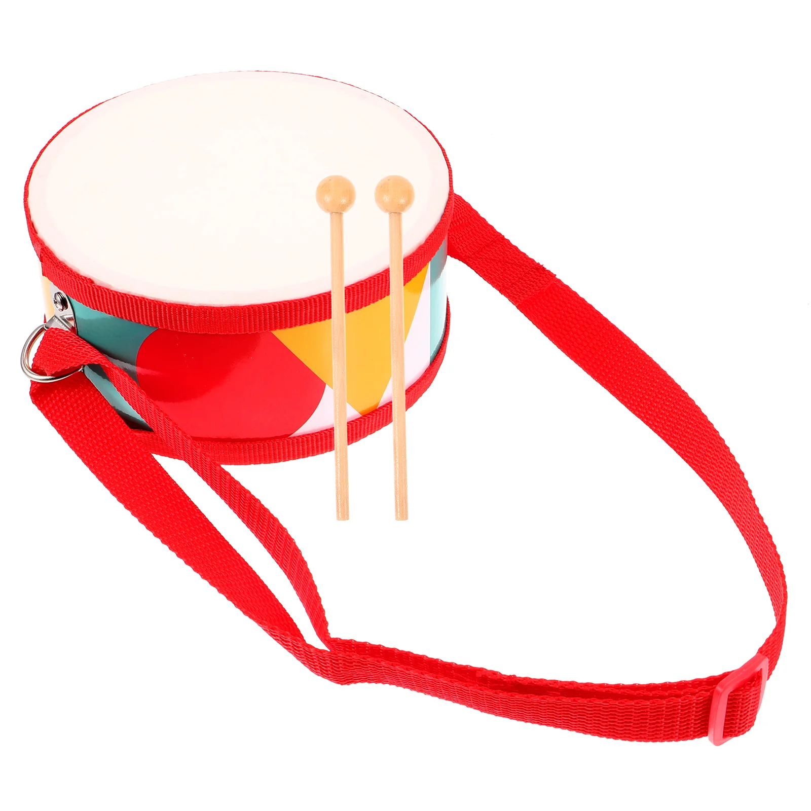 1 Set Marching Drum Percussion Instruments Early Education Toy Snare Drum Musical Toy with Sticks