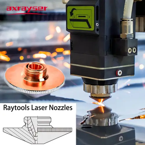 All Types Laser Nozzles Fiber Cutting Machine Double/Single Dia.28/D32mm for Raytools Precitec WSX HSG Bodor HANS Laser Head - Image 6