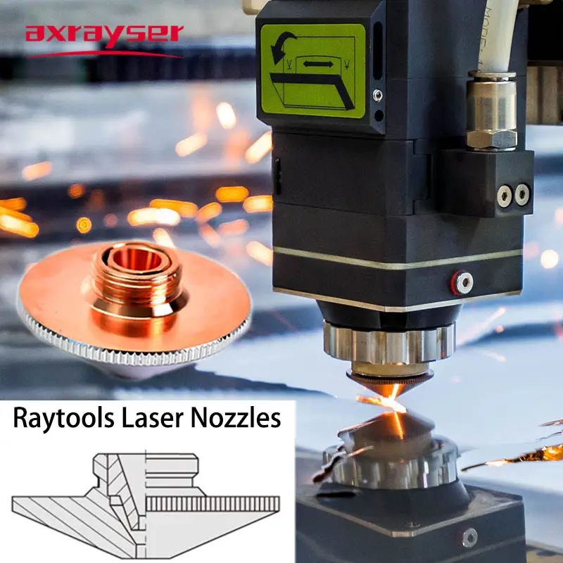 All Types Laser Nozzles Fiber Cutting Machine Double/Single Dia.28/D32mm for Raytools Precitec WSX HSG Bodor HANS Laser Head - Image 6