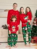 2024 Couples Christmas Family Matching Pajamas Set Mother Kids Clothes Christmas Pajamas For Family Clothing Set