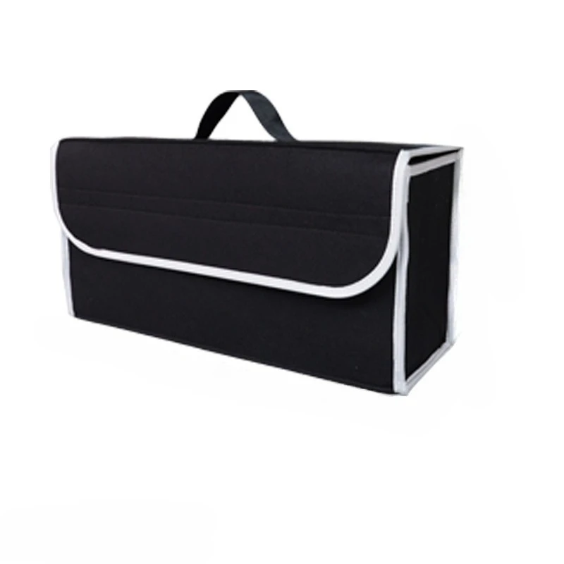 Large Car Trunk Organizer Storage Bag Soft Felt Tool Storage Box Auto Accessories