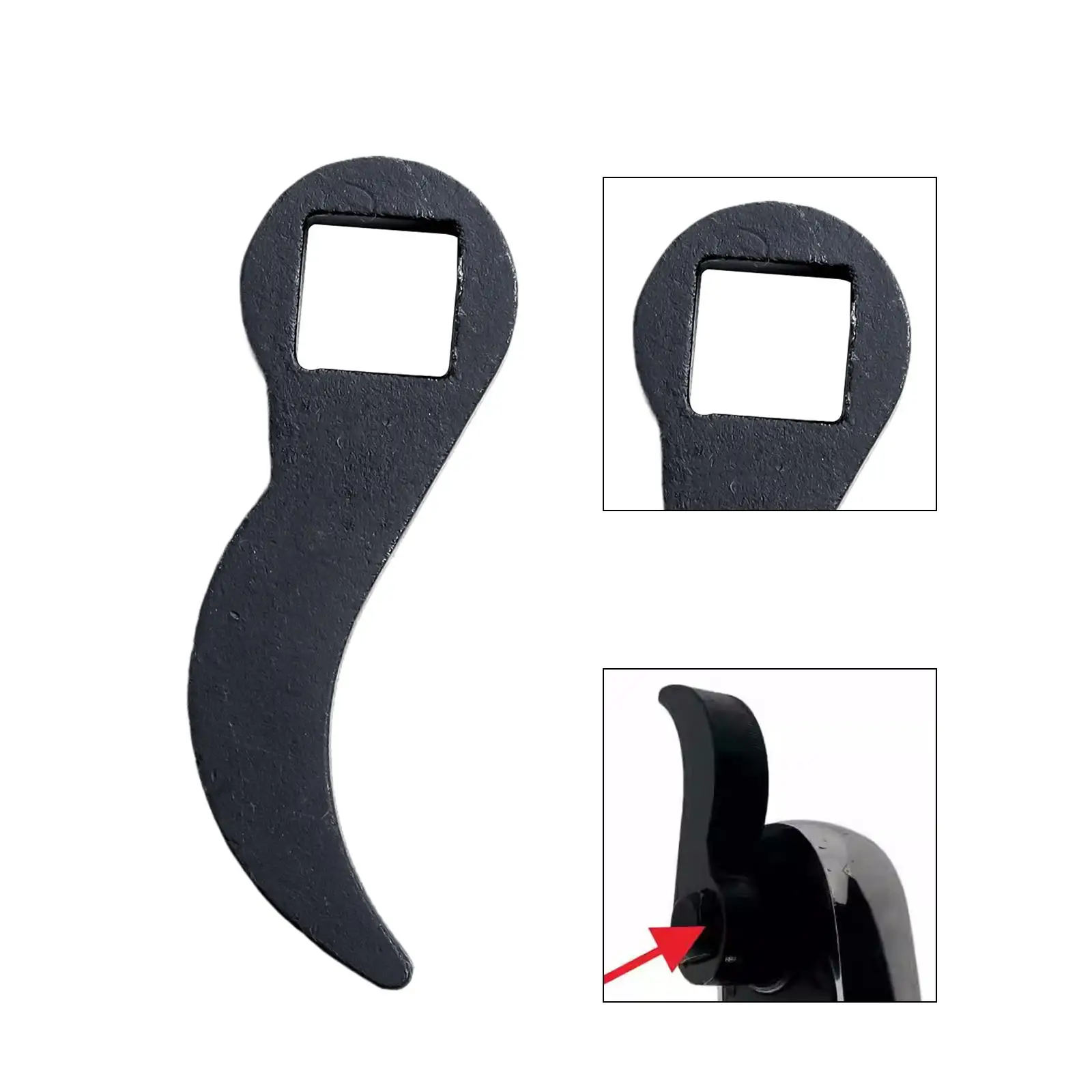 Ratchet Crowbar Head Adjustable Portable Narrow Space Wrench for Car Repairs Construction Demolition Prying Needs Dismantling