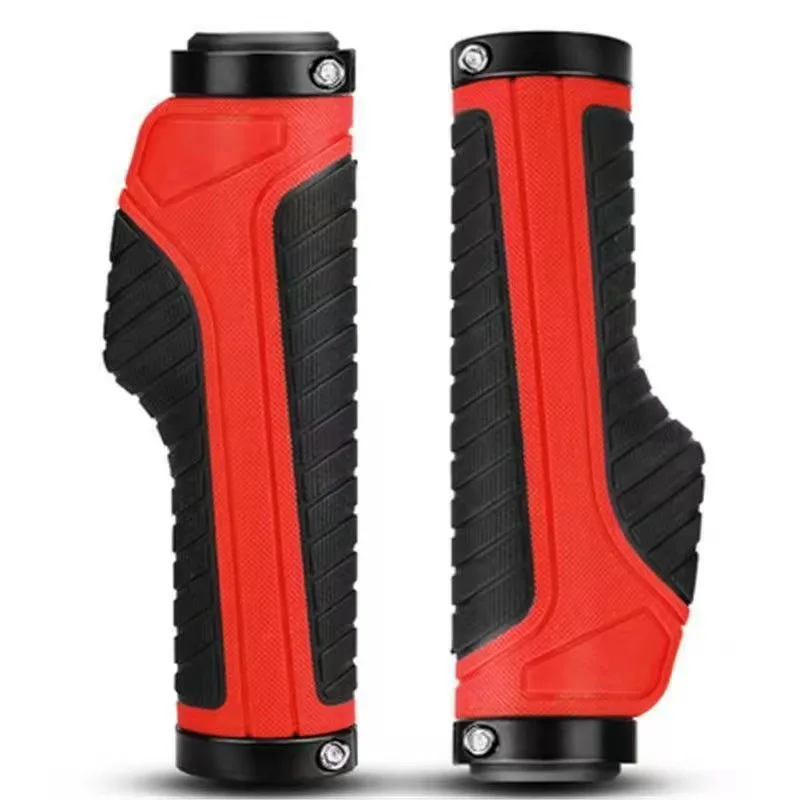 Guidon de VTT ergonomique, guidon en caoutchouc, absorption des chocs confortable, antidérapant, accessoires de vélo