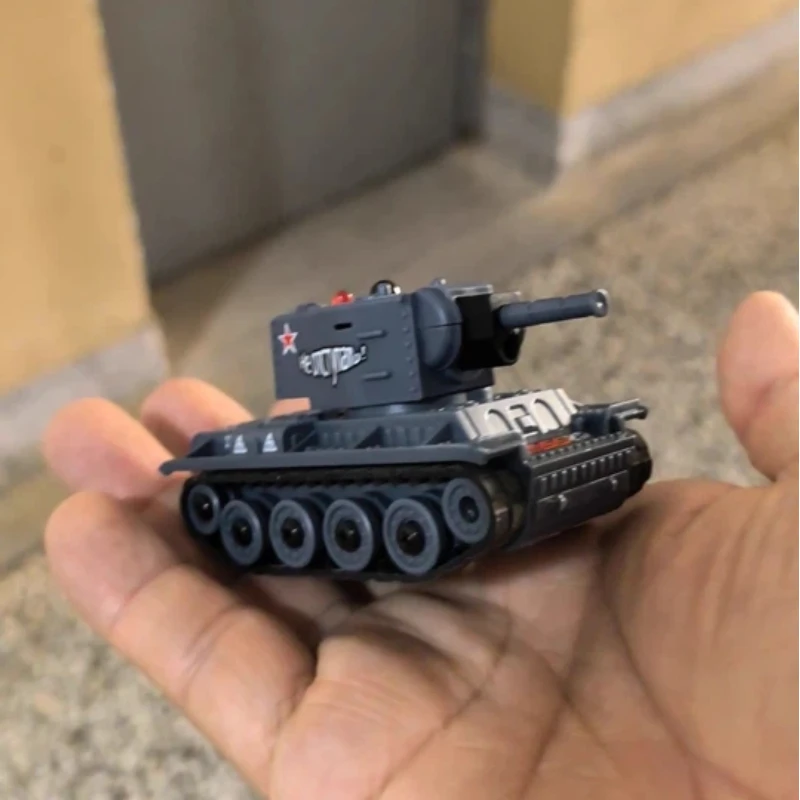 미니 풀 프로포셔널 데스크탑 원격 조종 탱크 RC 배틀 탱크-안전 적외선 전투 시스템 장난감 부모-자녀 남자아이 선물