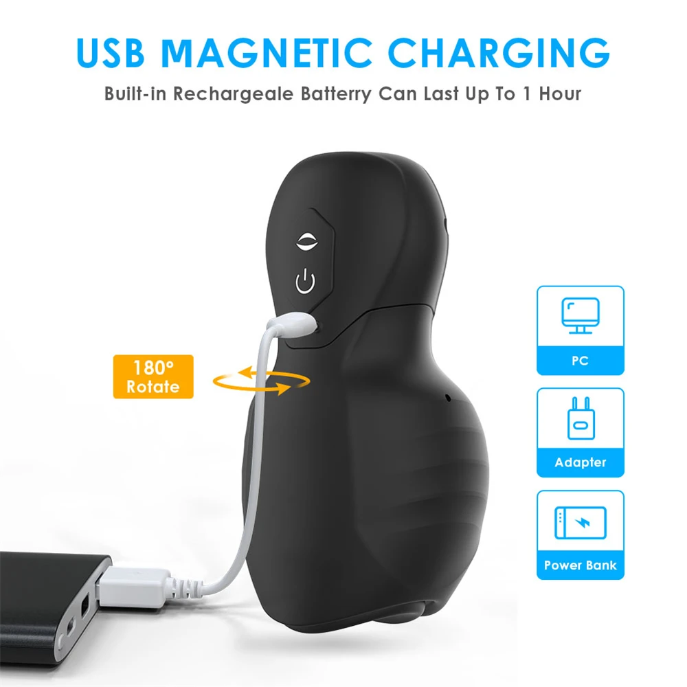 Automatic Male Masturbator Glans Sucking Vibrators Vaginal For Men Penis Pump Enlargement Cock Exerciser Sucker Sucks Sex Toys male masturbator male masturbator cup male masturbation aid